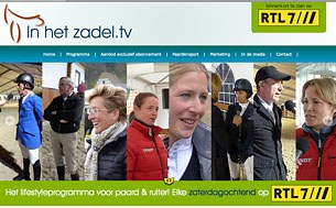 In Het Zadel, a brand new tv-show and magazine for horse lovers