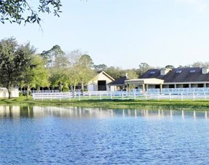 Your 55-acre Dream Dressage Complex in Sunny Florida :: The view across one of the two lakes