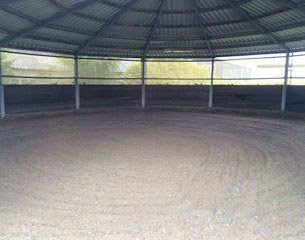 The covered lunge ring