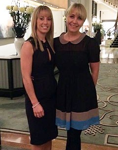 World record holder and Olympic dressage champion Charlotte Dujardin with Piaffe's Abby Newell