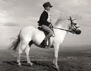 Bill Noble as a young boy at the local pony club