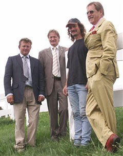 Eerdekens rewarded by the Aachen organizers Frank Kemperman and Klaus Pavel