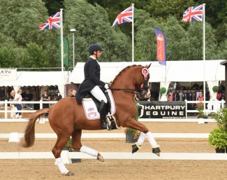 Tom Goode and Dior at the 2016 CDI Hartpury :: Photo © Kevin Sparrow