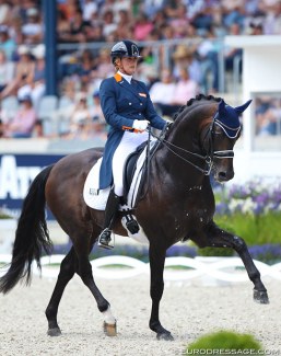 Emmelie Scholtens and Apache at the 2018 CDIO Aachen :: Photo © Astrid Appels