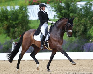 Simone Pearce and Wladimir O.A. at the 2018 CDI Fritzens :: Photo © Astrid Appels