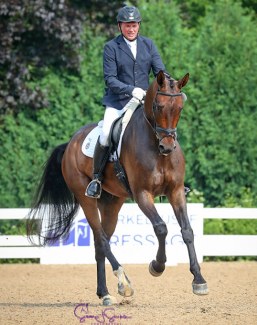 Craig Stanley and Habanero CWS at the 2018 U.S. Young Horse Championships :: Photo © Sue Stickle
