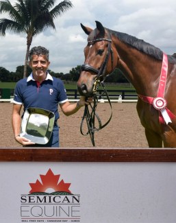 Cesar Parra And GK Sir Beckmann winners of the Semican Achievement Award at the GCDA Final II in Wellington FL (JRPR Photo)
