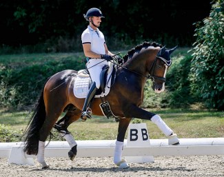 Danish based Austrian Manuel Springhetti and Jaristo at the 2019 Austrian WCYH selection trial in Himberg :: Photo © Petra Kerschbaum