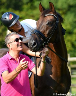 Jessica Krieg on Special Edition with trainer Frank Lamontagne :: Photo © Barbara Schnell