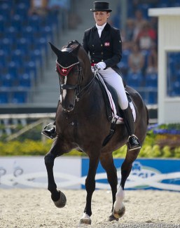 Mikala Munter and My Lady at the 2015 European Dressage Championships in Aachen :: Photo © Astrid Appels