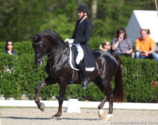 Heiner Schiergen and Aaron at the 2019 CDI Sint-Truiden :: Photo © Astrid Appels