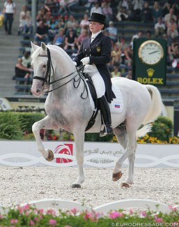 Alexandra Korelova and Balagur at the 2006 World Equestrian Games in Aachen :: Photo © Astrid Appels