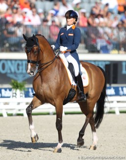 Anne Meulendijks and Avanti at the 2019 European Dressage Championships :: Photo © Astrid Appels