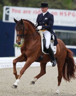 Hubertus Schmidt and Bonamour at the 2019 CDI Hagen :: Photo © Astrid Appels
