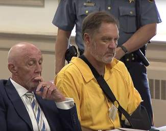 Michael Barisone at a court hearing in August