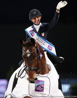 Laura Graves and Verdades at the 2018 World Cup Finals in Paris :: Photo © Astrid Appels