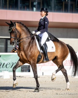Beatriz Ferrer-Salat and Elegance at the 2019 Spanish Dressage Championships in Segovia :: Photo © Lily Forado