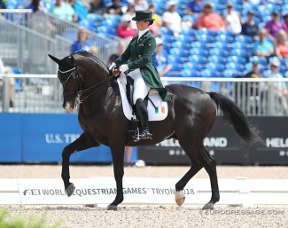 Judy Reynolds and Vancouver K at the 2018 World Equestrian Games :: Photo © Astrid Appels