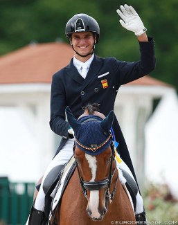 Juan Matute Guimon and Dhannie at the 2016 CDIO Compiegne :: Photo © Astrid Appels