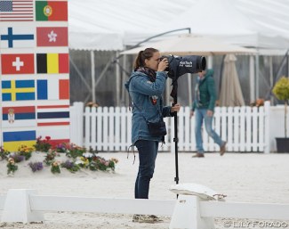 Astrid Appels working at the 2019 CDIO Compiegne :: Photo © Lily Forado
