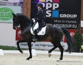 Sophie Reef and Charming Lady at the 2020 CDI Lier :: Photo © Astrid Appels