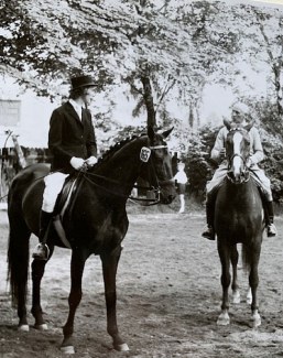 Angelika Fromming on Fuchstanz xx and Heinrich Boldt aboard Brokat