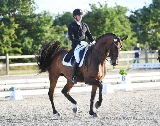Andreas Helgstrand and Fiontini at the 2020 CDN Hjallerup :: Photo © Ridehesten