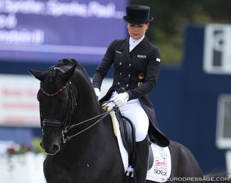 Kristina Bröring-Sprehe scored a 10 for her seat at the Olympic Games :: Photo © Astrid Appels