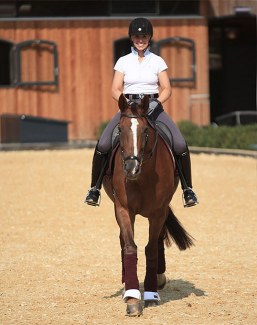 Terhi Stegars and Thai Pee are reunited at Contern Dressage Center