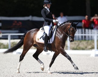 N-Constantino van de Bolkerhoeve at the 2020 European Pony Championships :: Photo © Astrid Appels