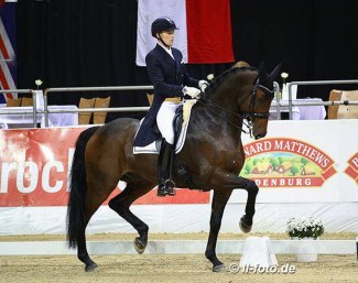 Henri Ruoste and Kontestro DB at the 2020 CDI Oldenburg :: Photo © LL-foto