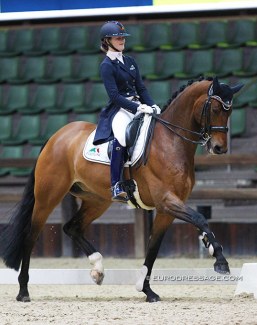 Micky Schelstraete and Grand-Charmeur at the 2020 CDI Lier :: Photo © Astrid Appels