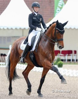 Ellen Richter and Vinay at the 2021 German Under 25 Championships in Balve :: Photo © LL-foto