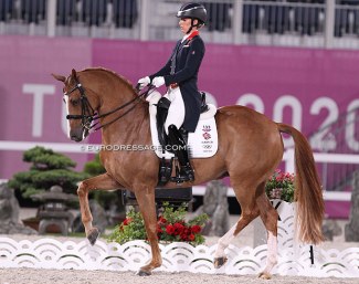 Charlotte Dujardin and Gio at the 2021 Tokyo Olympics :: Photo © Astrid Appels