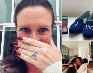 Sarah Waddell got engaged