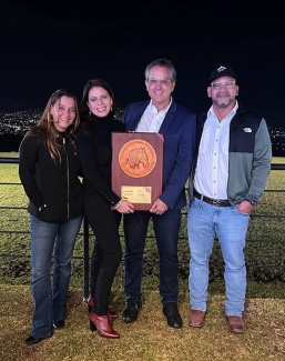 USPRE Awarded at the 2023 Bonanza fair of Spanish Purebred Horse in Costa Rica. 