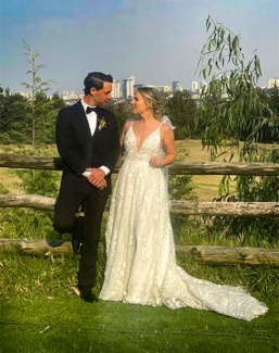 Santiago Burssens and Felixe Cote got married in Mexico City