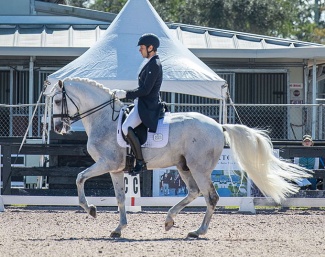Tiago Ernesto and Hobbit Interagro at the 2023 Global Dressage Festival in Wellington :: Photos © Ernesto Photography