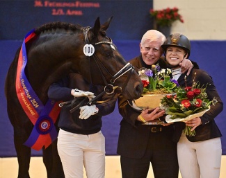 Escanto PS with owner and breeder Paul Schockemöhle and rider Brandi Roenick