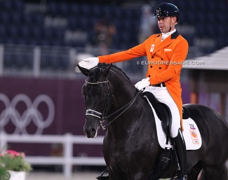 Hans Peter Minderhoud and Dream Boy at the 2021 Tokyo Olympics :: Photo © Astrid Appels