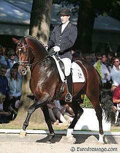 Oliver Oelrich and Laudabilis at the 2005 Bundeschampionate :: Photos © Astrid Appels