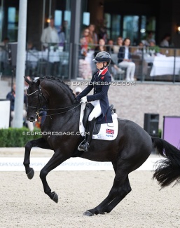 The highest ranked KWPN horse on the 2025 studbook ranking in fourth place: Glamourdale :: Photo © Astrid Appels