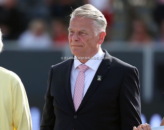 Jan Pedersen at the 2025 World Young Horse Championships in Verden :: Photo © Astrid Appels