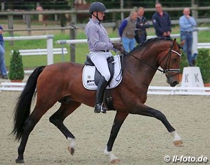 Hubertus Schmidt and Escolar at the German WCYH selection trial :: Photo © LL-foto