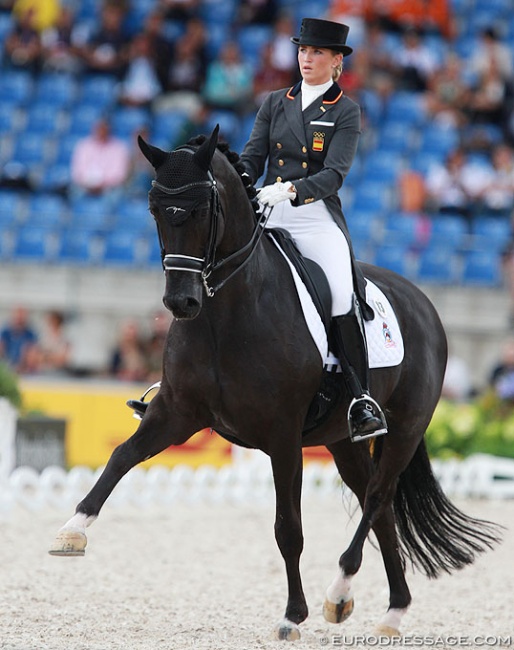 Painted Black at the 2015 European Championships :: Photo © Astrid Appels