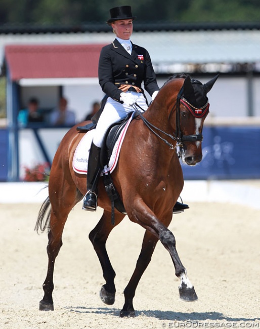 Kathrine Springborg and May Candeloro at the 2015 European YR Championships :: Photo © Astrid Appels