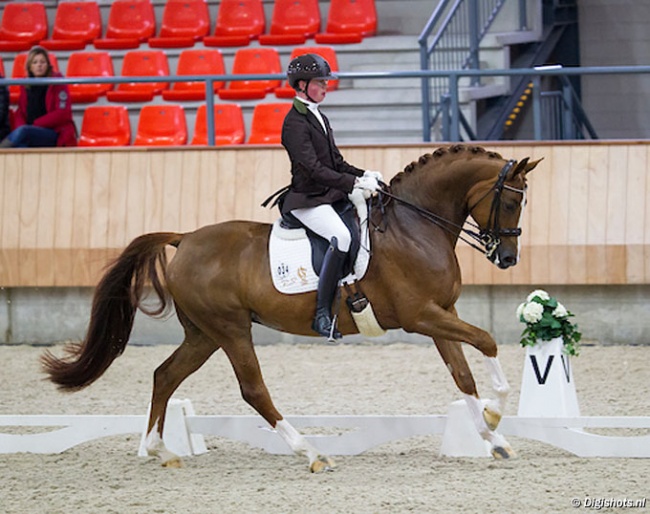 Robin van Lierop and Finja at the 2016 Dutch Indoor Championships :: Photo © Digishots