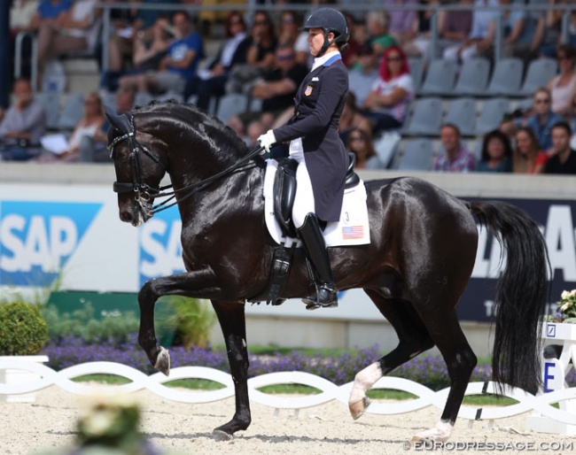 Adrienne Lyle and Salvino at the 2017 CDIO Aachen :: Photo © Astrid Appels