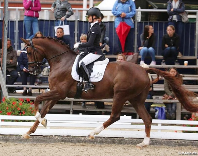 Eva Möller and Balia at the 2017 Bundeschampionate :: Photo © LL-foto