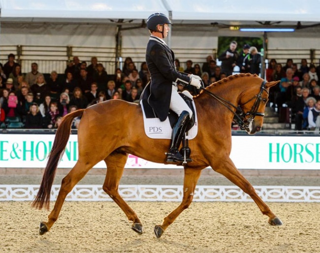 Carl Hester and Barolo at the 2017 Royal Windsor Horse Show